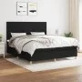 Box spring bed with black fabric mattress 180x200 cm by vidaXL, Beds and slatted bases - Ref: Foro24-3142355, Price: 653,19 €...