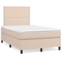 Boxspringbett mit Cappuccino-Kunstledermatratze 120x200cm von vidaXL, Betten und Lattenroste - Ref: Foro24-3142778, Preis: 38...