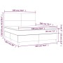 Boxspringbett mit schwarzer Kunstledermatratze 180x200 cm von vidaXL, Betten und Lattenroste - Ref: Foro24-3142737, Preis: 64...