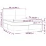 Box spring bed with white synthetic leather mattress 180x200 cm by vidaXL, Beds and slatted bases - Ref: Foro24-3142738, Pric...