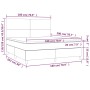 Boxspringbett mit weißer Kunstledermatratze 180x200 cm von vidaXL, Betten und Lattenroste - Ref: Foro24-3142738, Preis: 626,0...