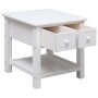 White Paulownia wood side table 40x40x40 cm by vidaXL, Side tables - Ref: Foro24-284070, Price: 53,88 €, Discount: %