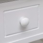 Mesa auxiliar madera de Paulownia blanco 40x40x40 cm de vidaXL, Mesas auxiliares - Ref: Foro24-284070, Precio: 53,82 €, Descu...