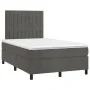 Box spring bed with dark gray velvet mattress 120x200 cm by vidaXL, Beds and slatted bases - Ref: Foro24-3143134, Price: 389,...