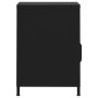 Mesita de noche acero negro 35x35x51 cm de vidaXL, Mesitas de noche - Ref: Foro24-336223, Precio: 84,07 €, Descuento: %