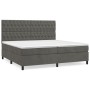 Boxspringbett mit dunkelgrauer Samtmatratze 200x200 cm von vidaXL, Betten und Lattenroste - Ref: Foro24-3143224, Preis: 641,0...