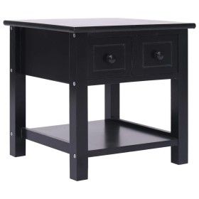 Black Paulownia wood side table 40x40x40 cm by vidaXL, Side tables - Ref: Foro24-284071, Price: 39,75 €, Discount: %
