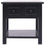 Black Paulownia wood side table 40x40x40 cm by vidaXL, Side tables - Ref: Foro24-284071, Price: 39,75 €, Discount: %