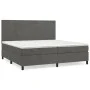 Boxspringbett mit dunkelgrauer Samtmatratze 200x200 cm von vidaXL, Betten und Lattenroste - Ref: Foro24-3142924, Preis: 572,5...