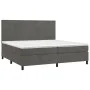 Boxspringbett mit dunkelgrauer Samtmatratze 200x200 cm von vidaXL, Betten und Lattenroste - Ref: Foro24-3142924, Preis: 572,5...