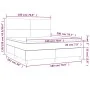Box spring bed with dark gray velvet mattress 180x200 cm by vidaXL, Beds and slatted bases - Ref: Foro24-3142918, Price: 557,...
