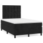 Cama box spring con colchón terciopelo negro 120x200 cm de vidaXL, Camas y somieres - Ref: Foro24-3143255, Precio: 408,23 €, ...