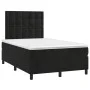 Box spring bed with black velvet mattress 120x200 cm by vidaXL, Beds and slatted bases - Ref: Foro24-3143255, Price: 399,80 €...