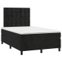 Cama box spring con colchón terciopelo negro 120x200 cm de vidaXL, Camas y somieres - Ref: Foro24-3143255, Precio: 408,23 €, ...