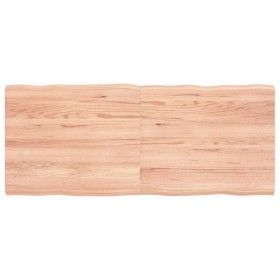 Treated wood table top with natural brown edge 120x50x(2-4)cm by vidaXL, Table tops - Ref: Foro24-363958, Price: 42,37 €, Dis...
