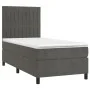 Box spring bed with dark gray velvet mattress 90x200 cm by vidaXL, Beds and slatted bases - Ref: Foro24-3143122, Price: 308,8...
