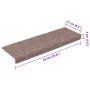 Felpudos autoadhesivos para escaleras, 10 unidades, 65 x 21 x 4