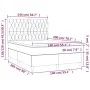 Boxspringbett mit dunkelblauer Samtmatratze 140x200 cm von vidaXL, Betten und Lattenroste - Ref: Foro24-3143209, Preis: 491,9...
