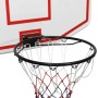 Tablero de baloncesto polietileno blanco 109x71x3 cm