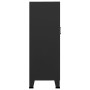 Black metal industrial storage trunk 70x40x115 cm by vidaXL, Storage trunks - Ref: Foro24-339621, Price: 238,52 €, Discount: %