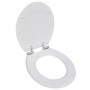 WC-Sitz MDF mit Soft-Close-Funktion in Weißem Design von vidaXL, Toiletten- und Bidetsitze - Ref: Foro24-140798, Preis: 42,45...