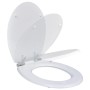 WC-Sitz MDF mit Soft-Close-Funktion in Weißem Design von vidaXL, Toiletten- und Bidetsitze - Ref: Foro24-140798, Preis: 42,45...