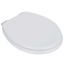 WC-Sitz MDF mit Soft-Close-Funktion in Weißem Design von vidaXL, Toiletten- und Bidetsitze - Ref: Foro24-140798, Preis: 42,45...