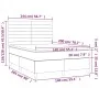 Box spring bed with pink velvet mattress 140x200 cm by vidaXL, Beds and slatted bases - Ref: Foro24-3143090, Price: 466,19 €,...