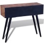 Mesa consola con 3 cajones de madera de teca reciclada de vidaXL, Mesas auxiliares - Ref: Foro24-241709, Precio: 115,82 €, De...
