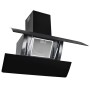 Campana extractora de pared acero inox negra 756 m³/h 90 cm