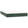 Box spring bed with dark green velvet mattress 120x200 cm by vidaXL, Beds and slatted bases - Ref: Foro24-3143196, Price: 459...