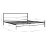 Estructura de cama de metal gris 180x200 cm de vidaXL, Camas y somieres - Ref: Foro24-284684, Precio: 108,56 €, Descuento: %