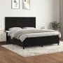Boxspringbett mit schwarzer Samtmatratze 180x200 cm von vidaXL, Betten und Lattenroste - Ref: Foro24-3143159, Preis: 608,98 €...