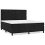 Box spring bed with black velvet mattress 180x200 cm by vidaXL, Beds and slatted bases - Ref: Foro24-3143219, Price: 624,11 €...
