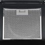 Campana extractora de pared acero inox negra 756 m³/h 90 cm