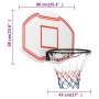 Weißes Basketball-Rückbrett aus Polyethylen, 90 x 60 x 2 cm von vidaXL, Basketball-Rückbretter - Ref: Foro24-93663, Preis: 55...