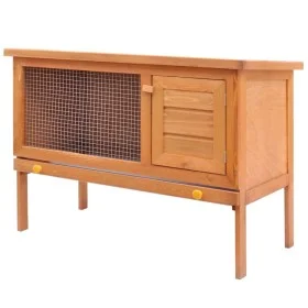Kleintierhaus, Stall, Käfig, 1 Etage, Holz von vidaXL, Käfige und Lebensräume für Kleintiere - Ref: Foro24-170157, Preis: 80,...
