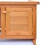 Kleintierhaus, Stall, Käfig, 1 Etage, Holz von vidaXL, Käfige und Lebensräume für Kleintiere - Ref: Foro24-170157, Preis: 80,...
