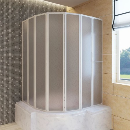 Shower screen with 7 folding panels and towel rail by vidaXL, shower doors - Ref: Foro24-140786, Price: 206,09 €, Discount: %