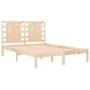 Estructura de cama madera maciza de pino 120x200 cm de vidaXL, Camas y somieres - Ref: Foro24-3104213, Precio: 112,51 €, Desc...