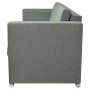 3-Sitzer-Sofa aus hellgrauem Stoff von vidaXL, Sofas - Ref: Foro24-243581, Preis: 369,45 €, Rabatt: %