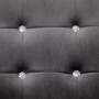 2-seater sofa with chrome armrests and dark gray velvet by vidaXL, Sofas - Ref: Foro24-282165, Price: 209,27 €, Discount: %