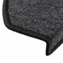 Felpudos para escaleras 10 unidades 65x24x4 cm antracita