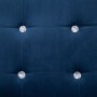 Two seater sofa with chrome armrests and blue velvet by vidaXL, Sofas - Ref: Foro24-282166, Price: 154,80 €, Discount: %