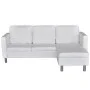 3-Sitzer-Sofagarnitur aus weißem Kunstleder von vidaXL, Sofas - Ref: Foro24-241980, Preis: 565,55 €, Rabatt: %