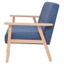 2 seater blue fabric sofa by vidaXL, Sofas - Ref: Foro24-244655, Price: 218,47 €, Discount: %