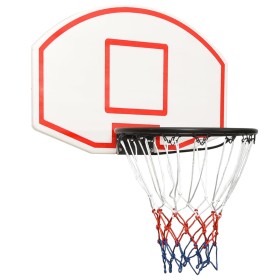 Tablero de baloncesto polietileno blanco 71x45x2 cm