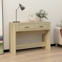 Mesa consola madera contrachapada roble Sonoma 100x39x75 cm de vidaXL, Mesas - Ref: Foro24-816779, Precio: 67,38 €, Descuento: %