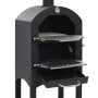Schamotte-Holzkohle-Pizzaofen für den Außenbereich von vidaXL, Geräte zur Pizzaherstellung - Ref: Foro24-44279, Preis: 235,09...