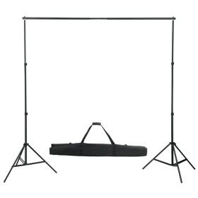Teleskop-Hintergrundstützsystem 155-300 cm von vidaXL, Studiomontagen - Ref: Foro24-190001, Preis: 40,78 €, Rabatt: %